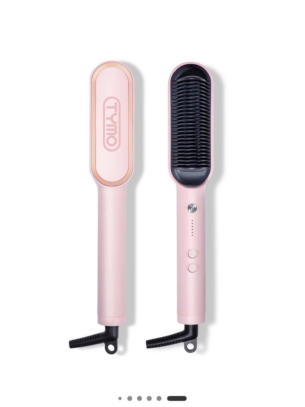 Tymo Rose Gold Straightening Brush - Sleek Women's Hair Tool 1-1/2 inch - Picture 10 of 10